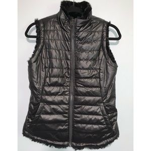 Black winter vest